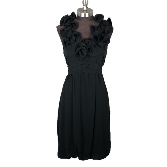 Rinascimento Dresses & Skirts - Rinascimento Italian Black Ruffle Bubble Hem Dress